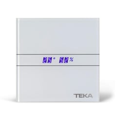 TEKA - Extractor de Baño, Higrómetro, Digital, Frente Cristal, Timer, 120 mm.