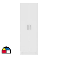 VEKKAHOME - Despensa 2 Puertas One 57x29x170 cm Blanco