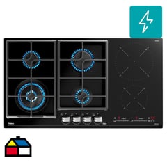 TEKA - Encimera Mixta 6 Platos Negro JZC 96342 BBB BK