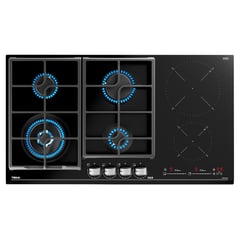 TEKA - Encimera Mixta 6 Platos Negro JZC 96342 BBB BK