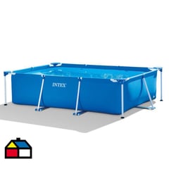 INTEX - Piscina rectangular estructural familiar 220x150x60 cm