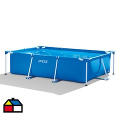 INTEX - Piscina rectangular estructural familiar 260x160x65 cm