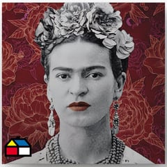 FRIDA KAHLO - Canvas decorativo muro B 30x30 cm