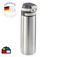 LEIFHEIT - Mug térmico 600 ml duración 6 horas silver