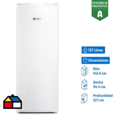 MADEMSA - Freezer Vertical 157 Litros Blanco MFV 645 B