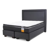 DRIMKIP - Cama Americana funcional 2 pl + respaldo + topper