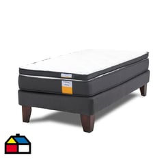 DRIMKIP - Cama Europea funcional 1.5 pl + topper