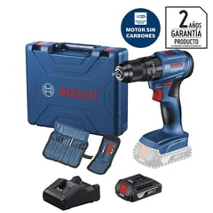 BOSCH - Taladro Inalámbrico Percutor 13 mm 18 V/1 Batería/23 Accesorios