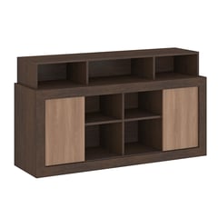 VEKKAHOME - Rack TV Susan 130x38x73 cm café