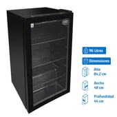 MAIGAS - Wine/cooler 96 litros negro