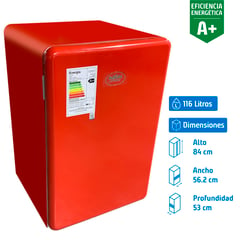 MAIGAS - Minibar 116 Litros Rojo HS-148RR