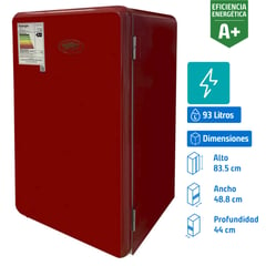 MAIGAS - Frigobar 93 Litros Rojo HS-121LR