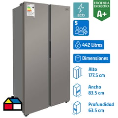 MAIGAS - Refrigerador Side by Side No Frost 442 Litros Silver HC-598WEN