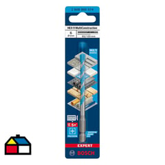 BOSCH - Broca multiconstruction 6mm - toma hexagonal 1/4