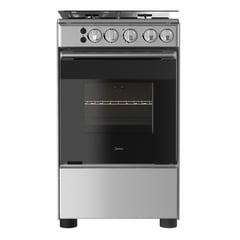 MIDEA - Cocina a Gas 4 Platos Inox MCG-4QSG20NS