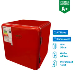 MAIGAS - Frigobar 47 Litros Rojo HS-65LR