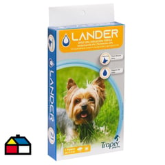 TRAPER - Pipeta antiparasitario externo para perro lander raza mini