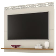 EXIT - Panel City New, para tv hasta 55", 136 X 19,7 X 118 cm, beige/coral