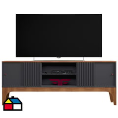 EXIT - Rack Florencia, para tv hasta 70", 160 X 36,5 X 63,7 cm, gris/matte