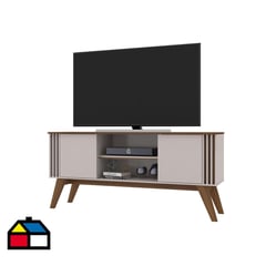 EXIT - Rack Vitta, para tv hasta 65", 150 X 38,3 X 68,5 cm, beige/matte