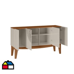 EXIT - Buffet Jade moderno 136x39,5x77,4 cm matte/beige