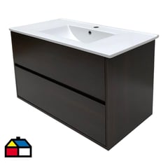 MAGNOLIA - Mueble baño lavamanos 90x46x54 cm chocolate