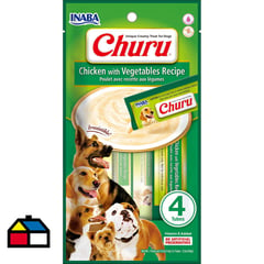 CHURU - snack puré perros pollo vegetales 56 gr