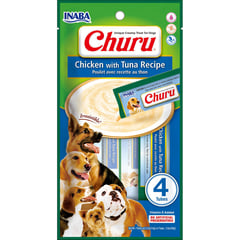 CHURU - Snack puré perros pollo con atún 56 gr