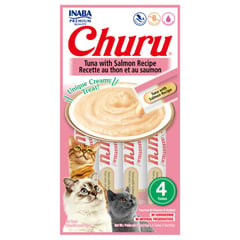 CHURU - Snack puré gatos atún con salmón 56 gr