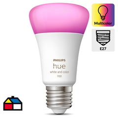 PHILIPS HUE - Ampolleta Philips HueWCA 9W A60 Base E27 1100Lúmenes