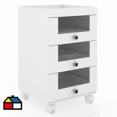 TECNOMOBILI - Mueble dormitorio maquillaje blanco PE2013