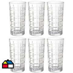 ALLEGRA - Set 6 vasos wa glasgow 380 ml