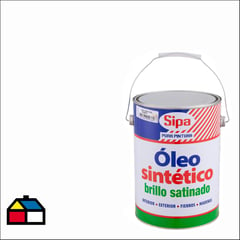 SIPA - Óleo sintético satinado 1 gl blanco