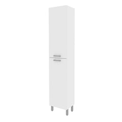 TECNOMOBILI - Alacena Cocina 2 Puertas Blanco/Blanco 204 x40 x31,6 cm CZ1011BB