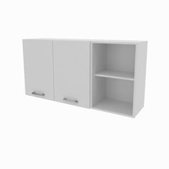 TECNOMOBILI - Armario Aéreo Cocina 2 Puertas Blanco/Blanco 60x119,8x31,6 cm CZ1012BB