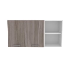 TECNOMOBILI - Armario Aéreo Cocina 2 Ptas Blanco/Carvalho 60x119,8x31,6 cm CZ1012BC