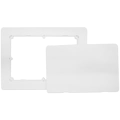 DVP - Celosía de ventilación ciega Nova clip 15x23 cm blanco