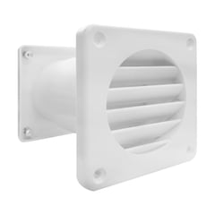 DVP - Celosía de ventilación regulable Chicago 4" con filtro blanco