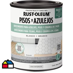 RUST OLEUM - Pintura Base para Pisos y Azulejos Blanco de 946 ml