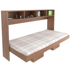 TECNOMOBILI - Cama multifuncional 1 plaza almendra