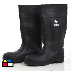 TOPSAFE - Bota PVC Punta y Planta Negra Unisex 6801-BLK-40