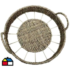 PK HOME - Bandeja 29 cm fibra natural mediana