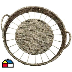 PK HOME - Bandeja 35,5 cm fibra natural grande