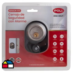 POLI - Cerrojo Sensor 100 Simple Con Alarma Inox