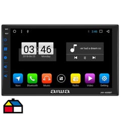 AIWA - Radio auto android 2g+32g doble din, control remoto