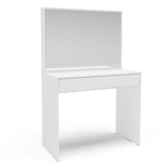 VEKKAHOME - Tocador 1 Cajón(es) Virginia 90x138.9x44.5 cm Branco UV