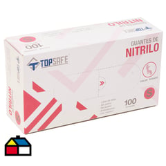 TOPSAFE - Guante Nitrilo Rosado 3,5 gr. T. M