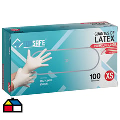 TOPSAFE - Guante Latex 5,0 Grs. Talla M