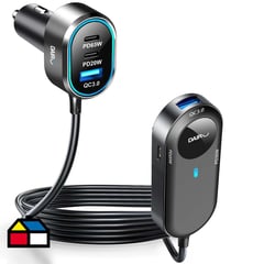 DAIRU - Cargador rápido 6 USB con alargador 135 W