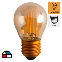 LEDZONE - Ampolleta mini globo E27 4w